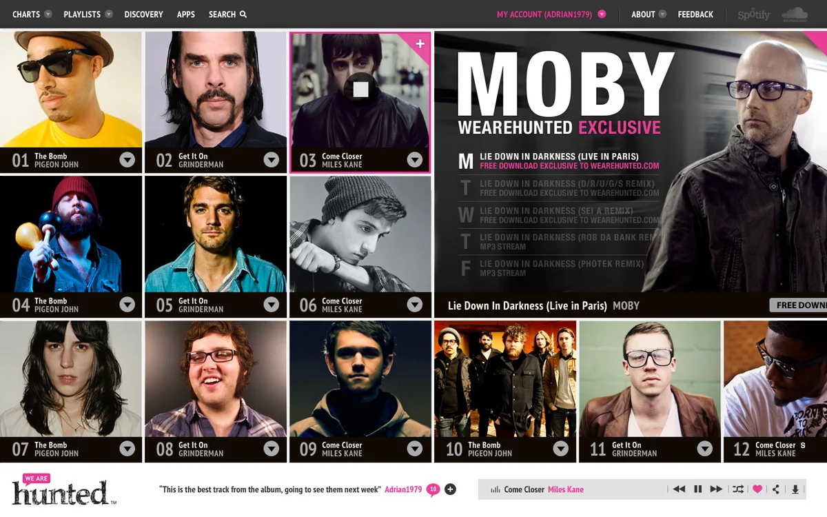 We Are Hunted Spotify app reviewed by PC World